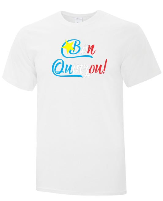 T-shirt acadien - Bon Quinzou