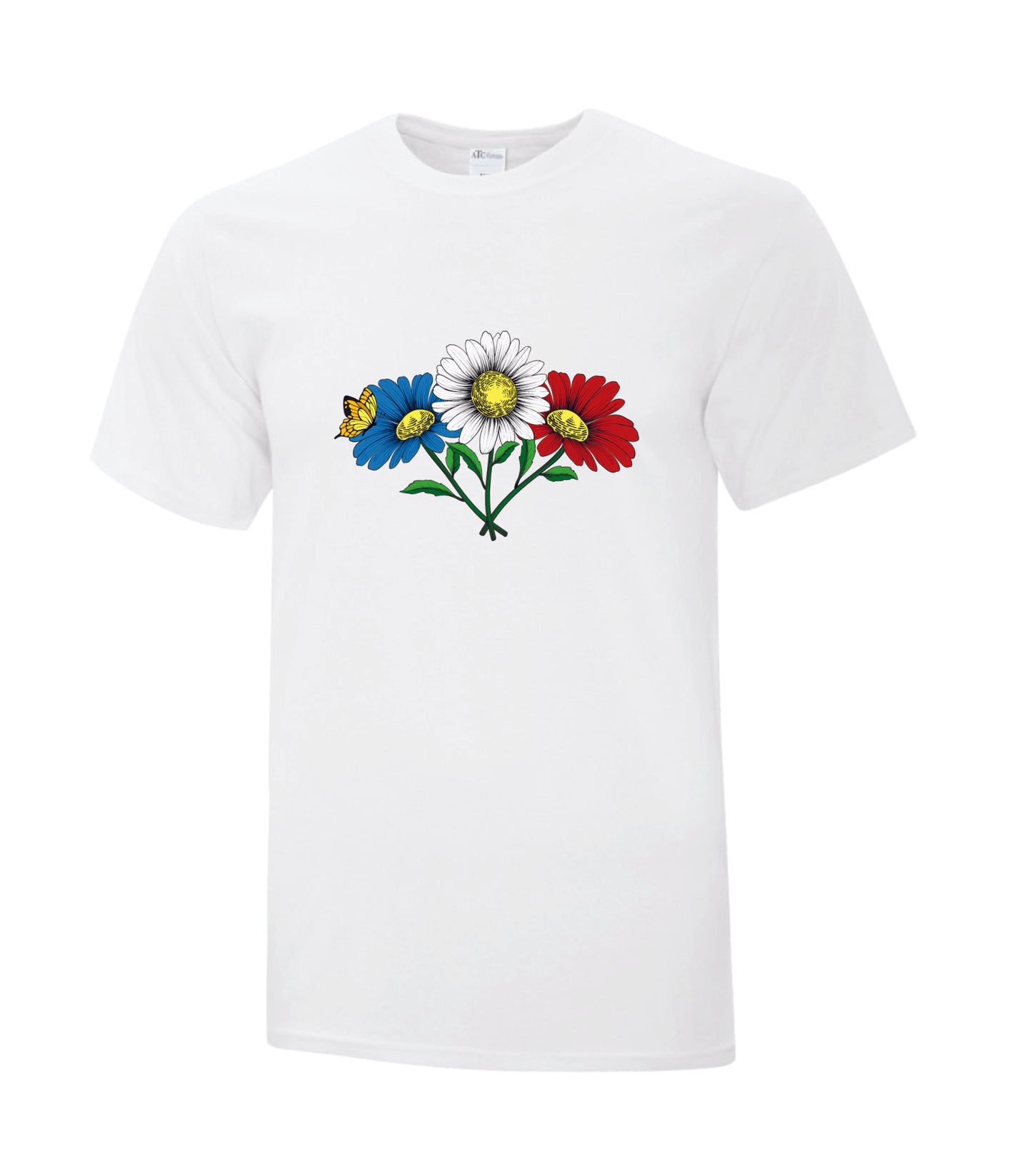T-shirt acadien - Marguerites
