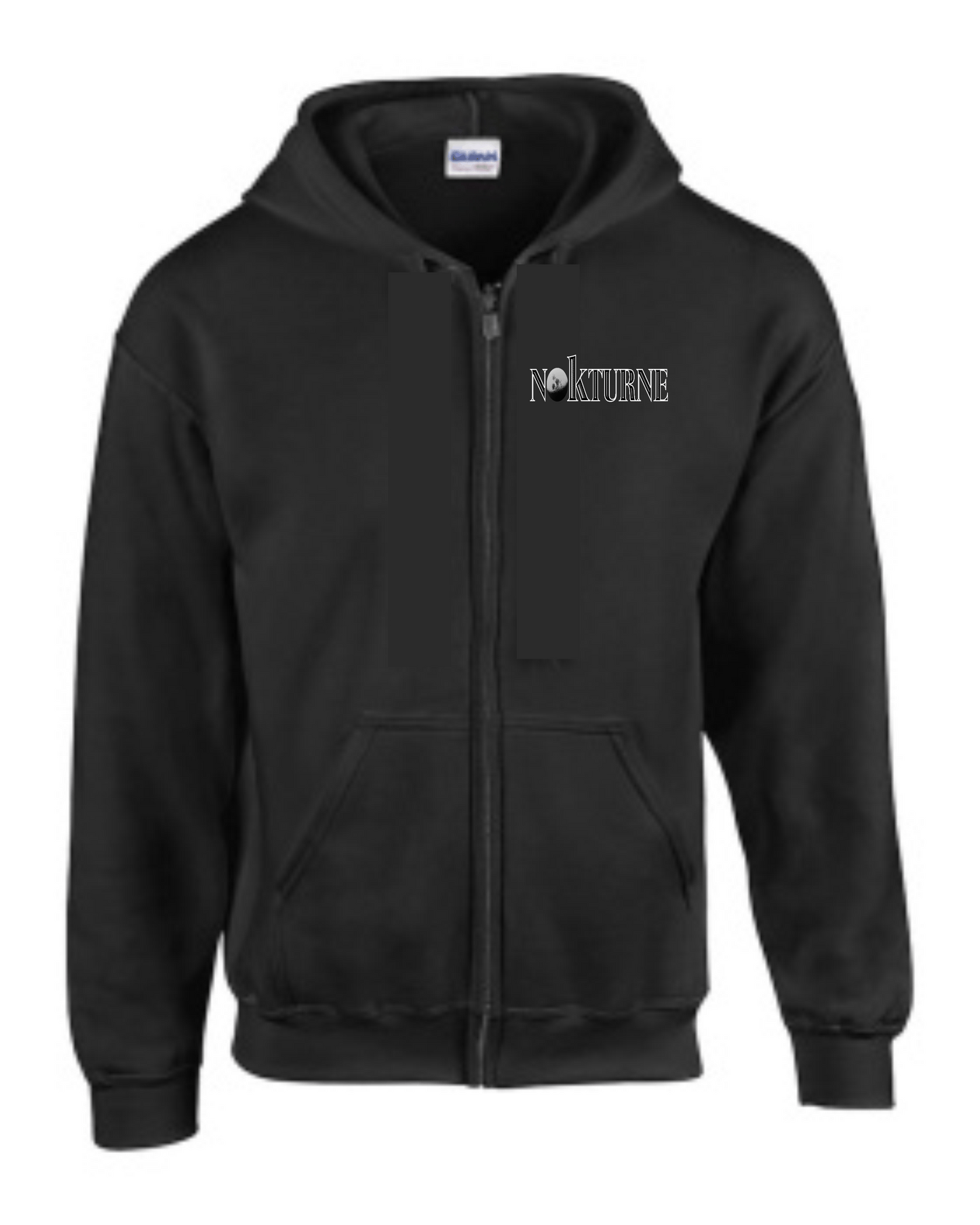 Nokture - Cagoule avec zip logo officiel