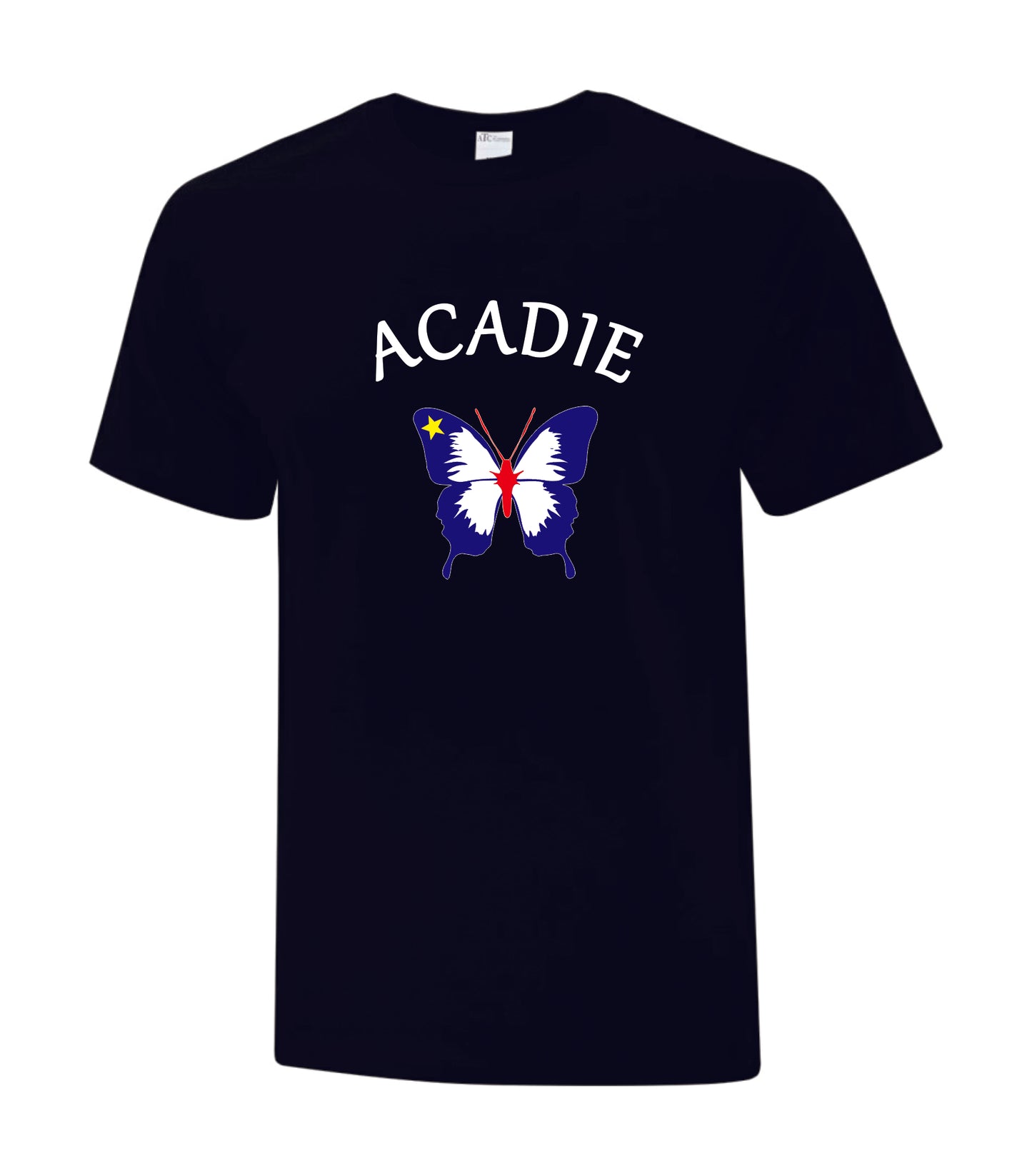 T-shirt acadien - Papillon