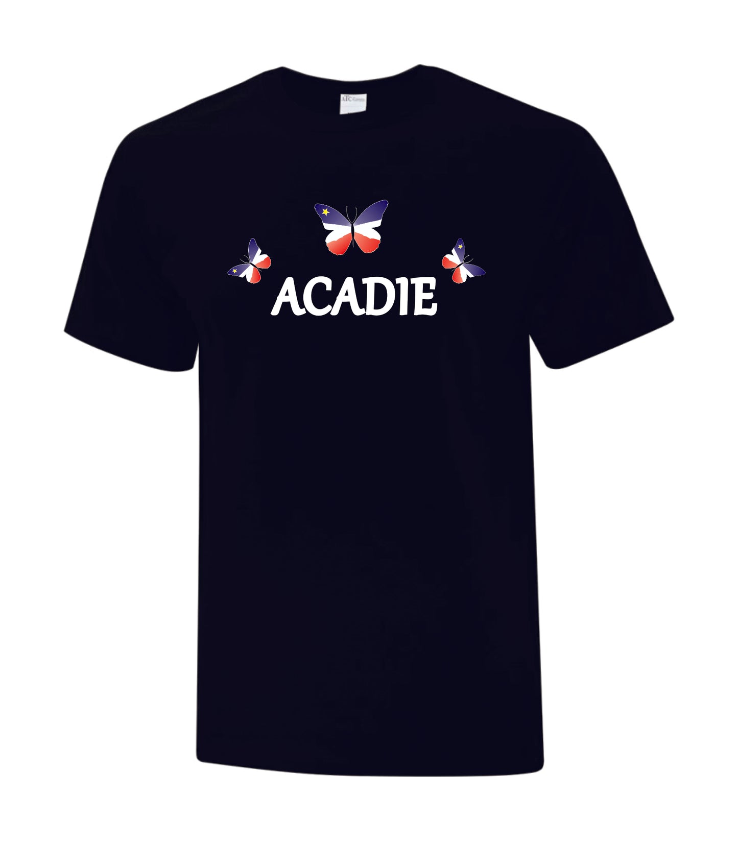 T-shirt acadien - Papillons