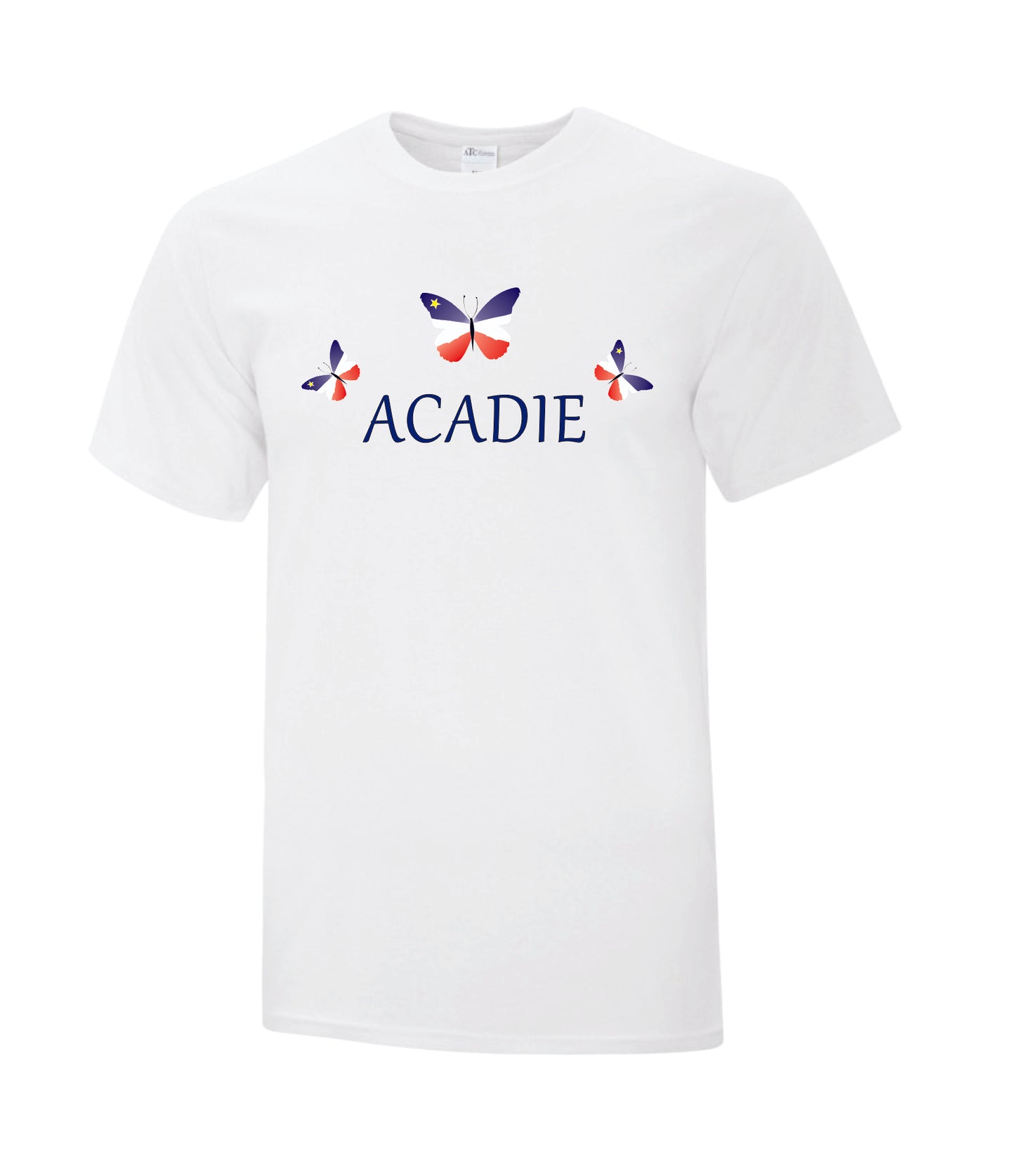 T-shirt acadien - Papillons