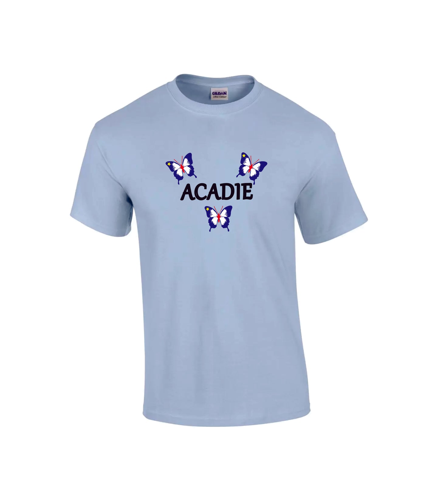T-shirt acadien - Papillons 2