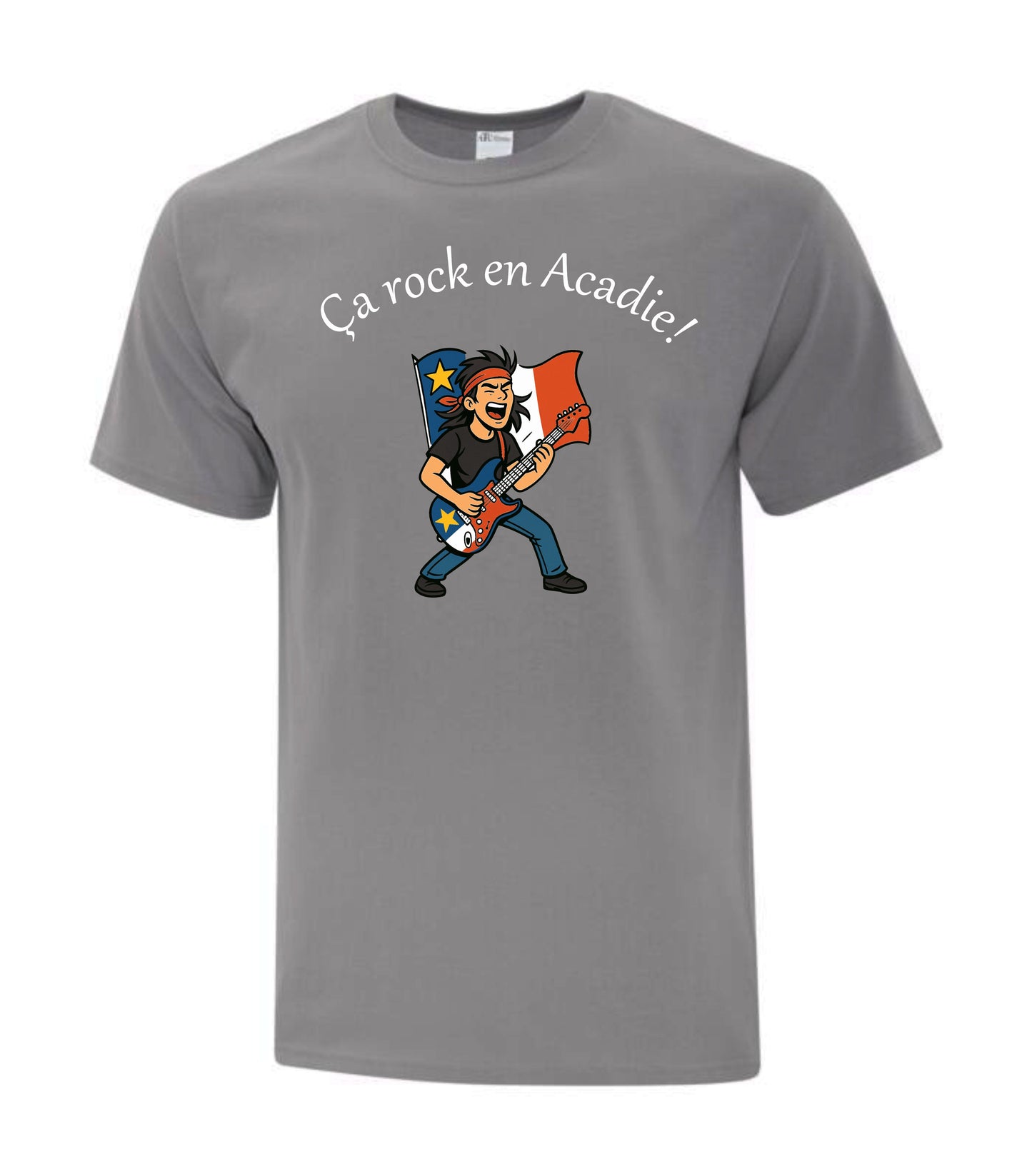 T-shirt acadien - Rock star