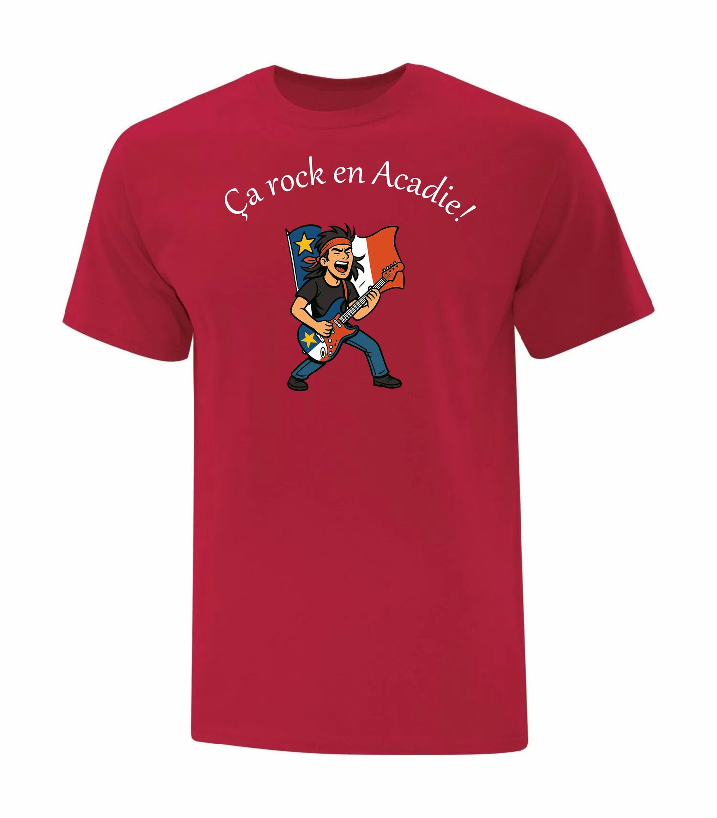 T-shirt acadien - Rock star