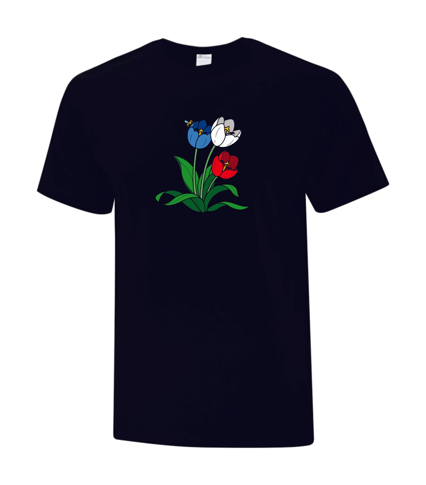T-shirt acadien - Tulipes