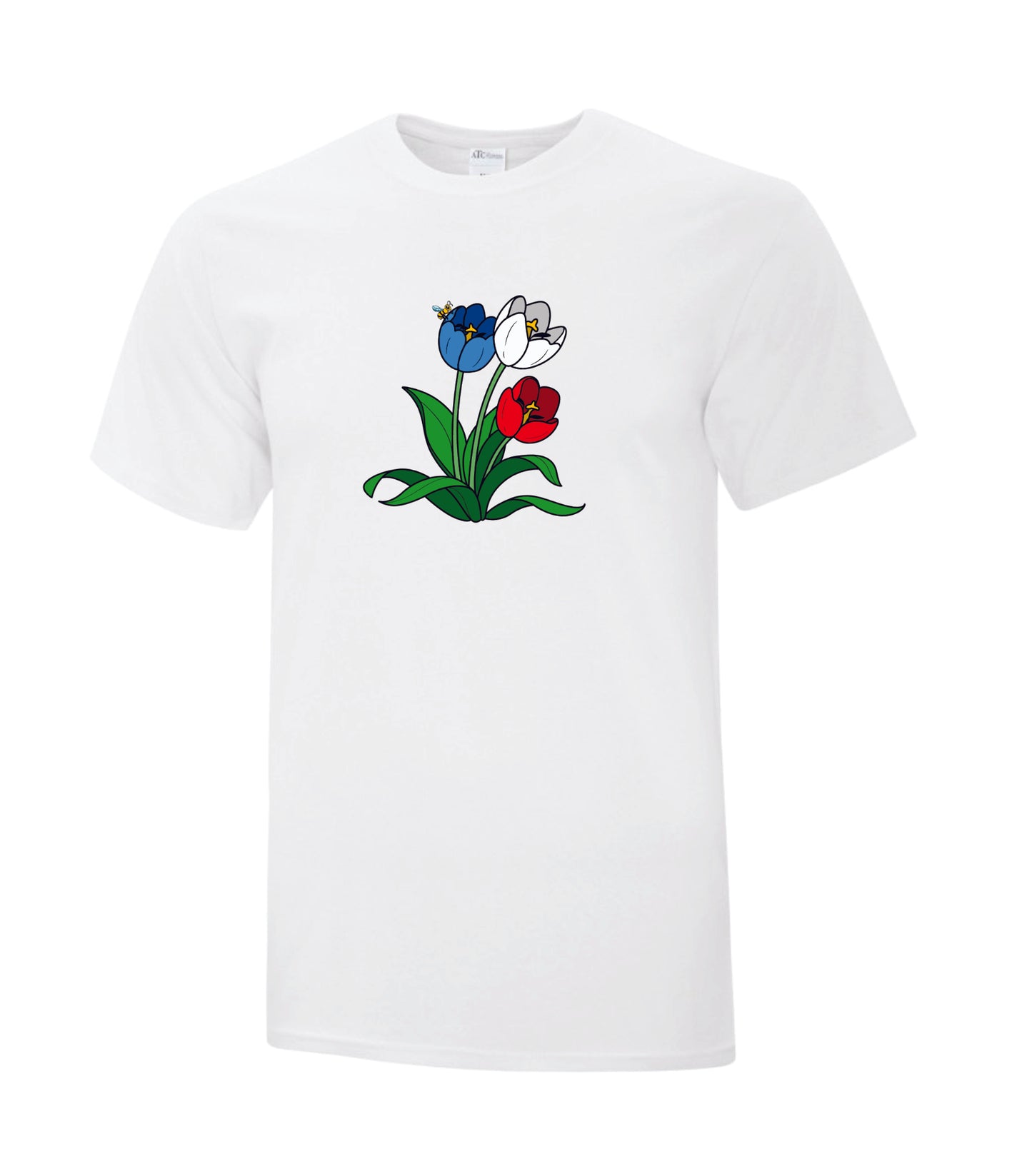 T-shirt acadien - Tulipes