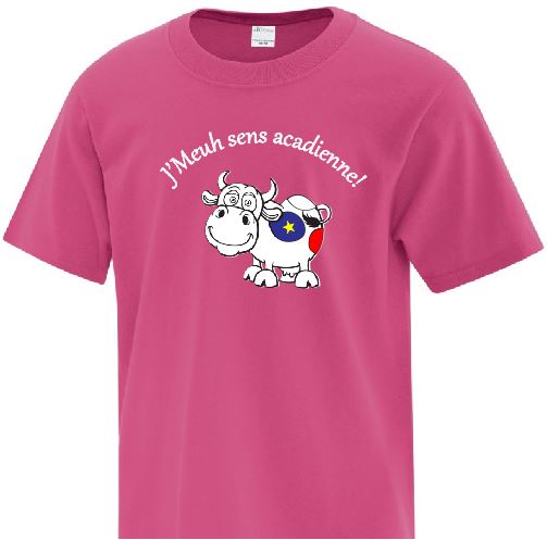 T-shirt acadien - Vache