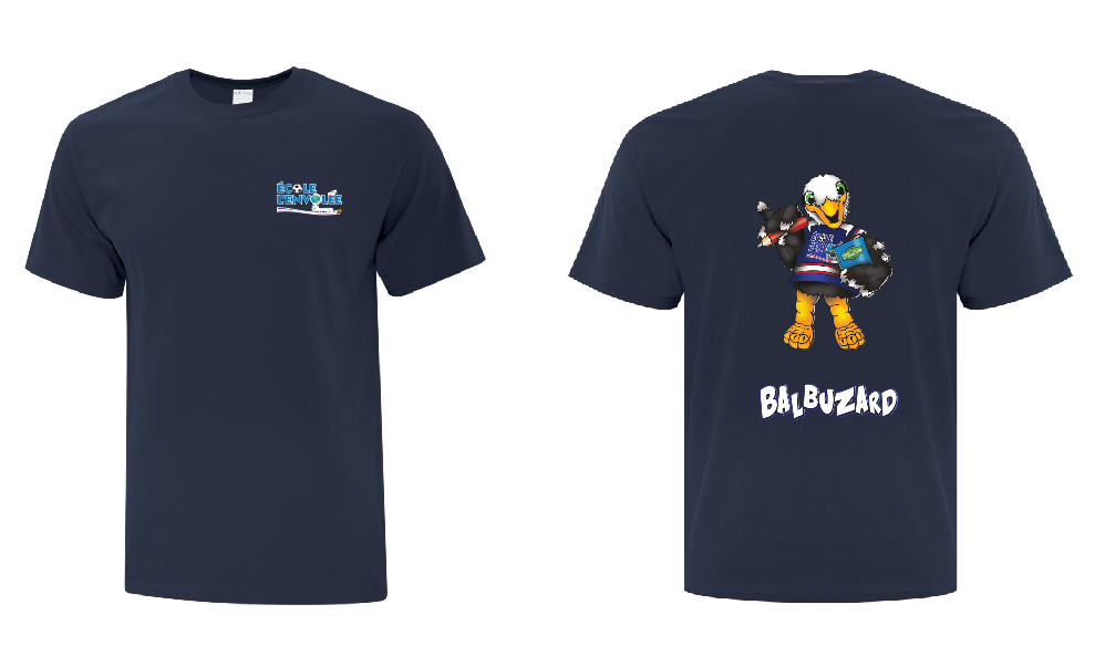 École Envolée - T-shirt 100% polyester Homme