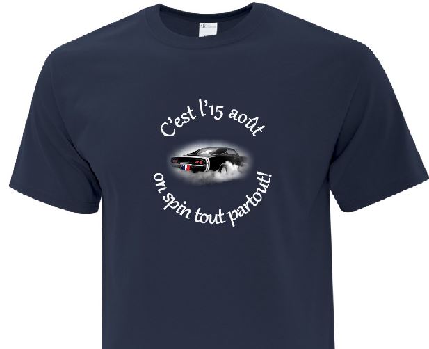 T-shirt acadien - Spin