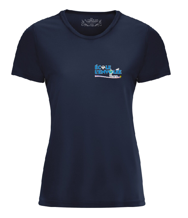École Envolée - T-shirt 100% polyester col rond