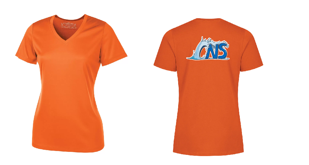 Club natation Shippagan- Swim Mom T-shirt V-neck