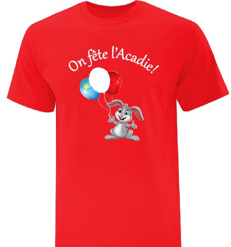 T-shirt acadien- Enfant Lapin