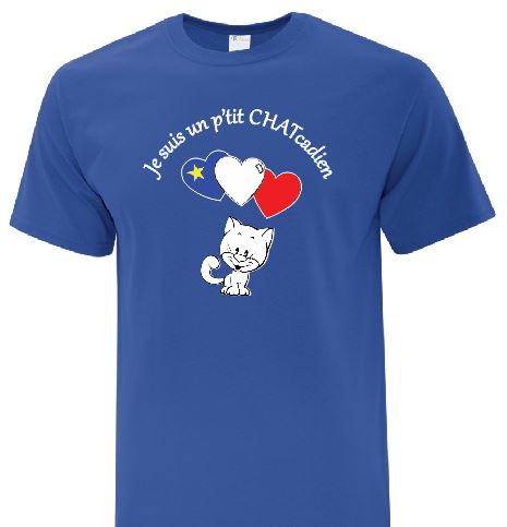 T-shirt acadien- Enfant Chat