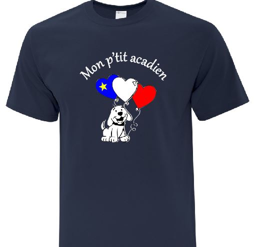 T-shirt acadien- Enfant Chien