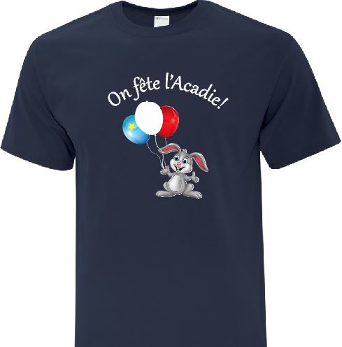 T-shirt acadien- Enfant Lapin