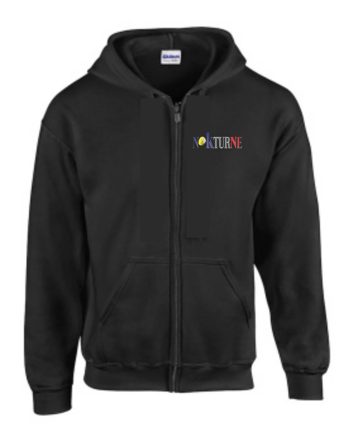 Nokture - Cagoule avec zip logo acadien