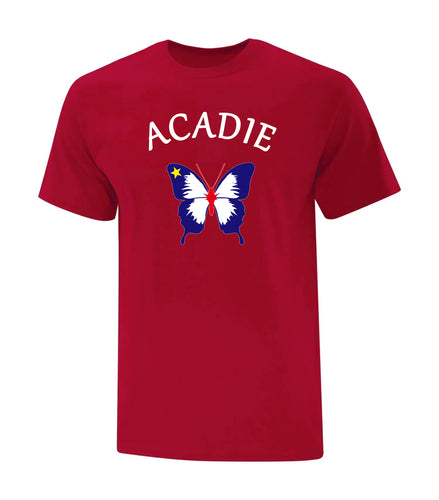 T-shirt acadien - Papillon