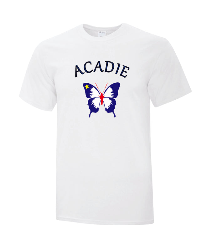 T-shirt acadien - Papillon