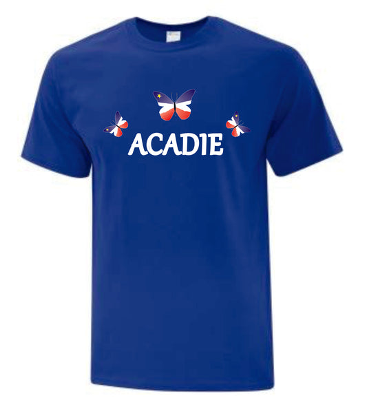 T-shirt acadien - Papillons