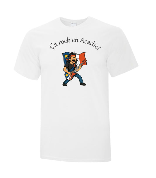 T-shirt acadien - Rock star