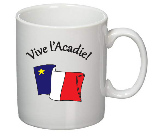 Mug - Drapeau acadien