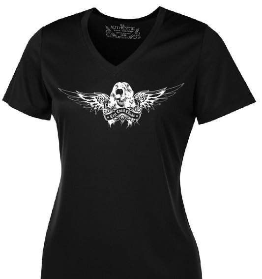 East Coast Chicks - T-shirt 100% polyester V-Neck