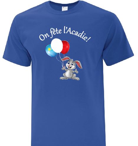 T-shirt acadien- Enfant Lapin
