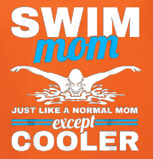 Club natation Shippagan- Swim Mom T-shirt V-neck