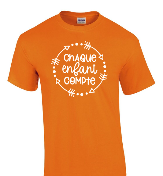 T shirt Chaque enfant compte