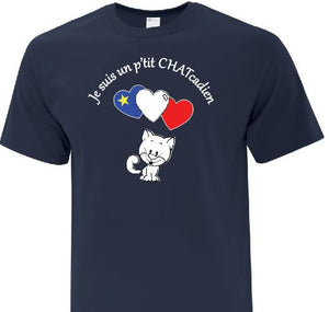 T-shirt acadien- Enfant Chat