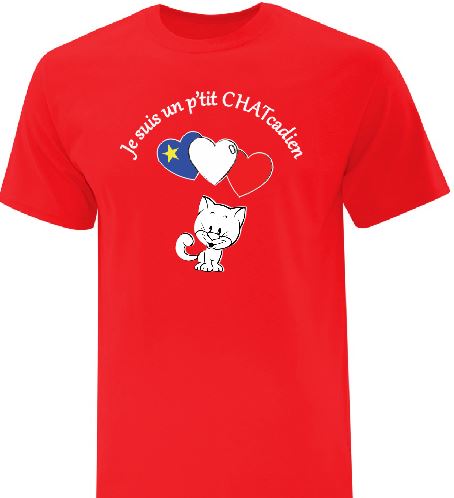 T-shirt acadien- Enfant Chat